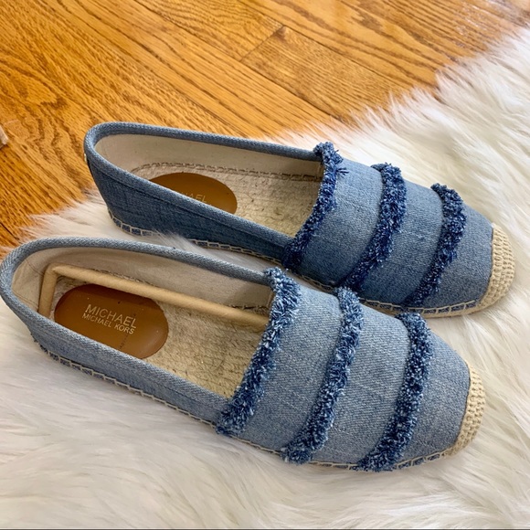 MICHAEL Michael Kors Shoes - Michael kors Tibby slip on denim shoes size 7